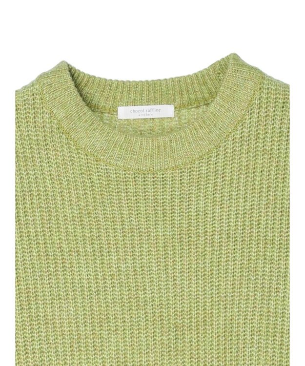 Green Parks ＭＩＸ畦ニットチュニック Green