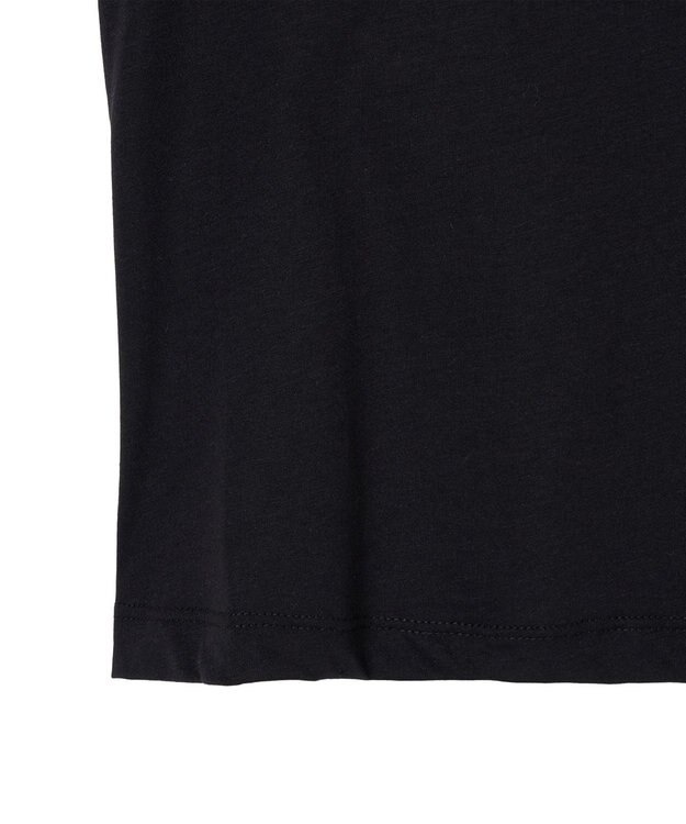 JOSEPH 【洗える】コットンシルク　ロングスリーブティーシャツ Black