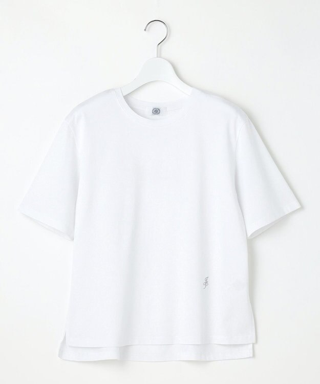 J.PRESS LADIES S ロゴ Tシャツ ホワイト系