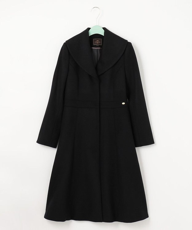 TOCCA MUSE ショールカラーコート ブラック系