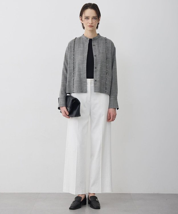 ICB L 【先行予約】シェルタリングドライオックス ワイドパンツ オフホワイト