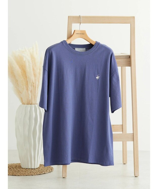 AMERICAN HOLIC Ｂ．Ｈ　ＰＯＬＯ　ＣＬＵＢ　バックプリントＴＥＥ Purple