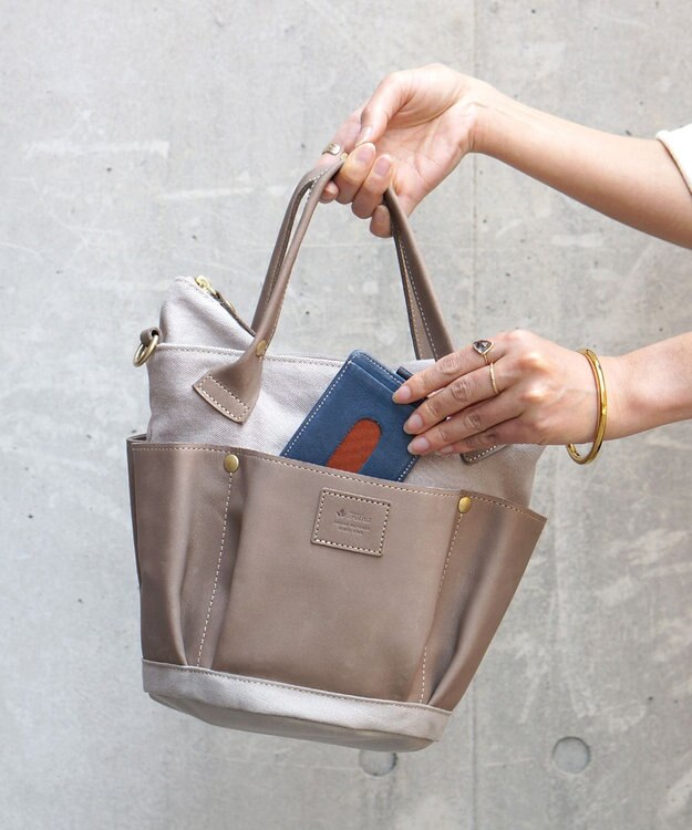 FOLNA RD レザー2WAYガーデンバッグ ブラック