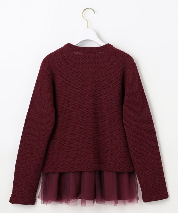 ANY SIS 【2SET】チュールインナー ツイン ボルドー