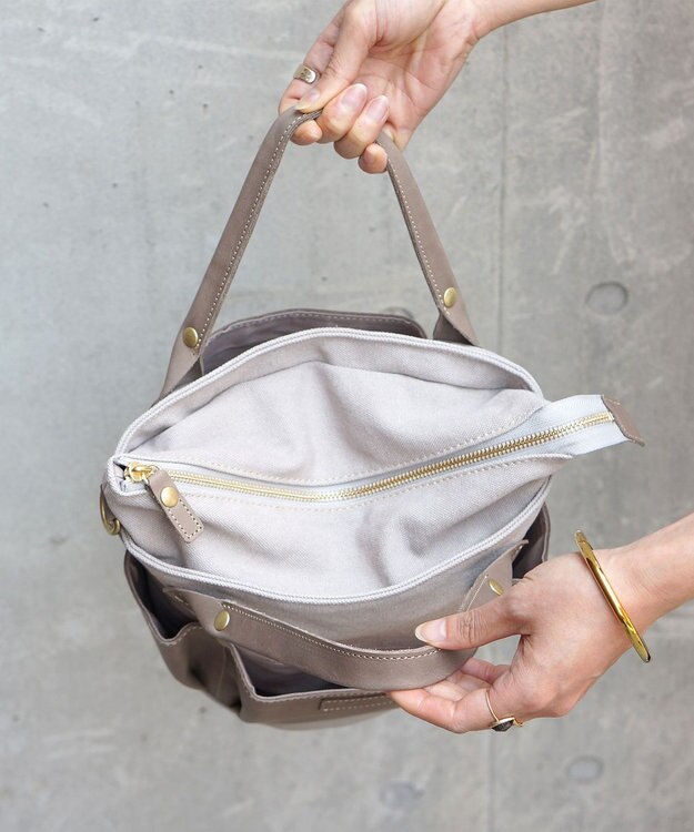 FOLNA RD レザー2WAYガーデンバッグ ブラック