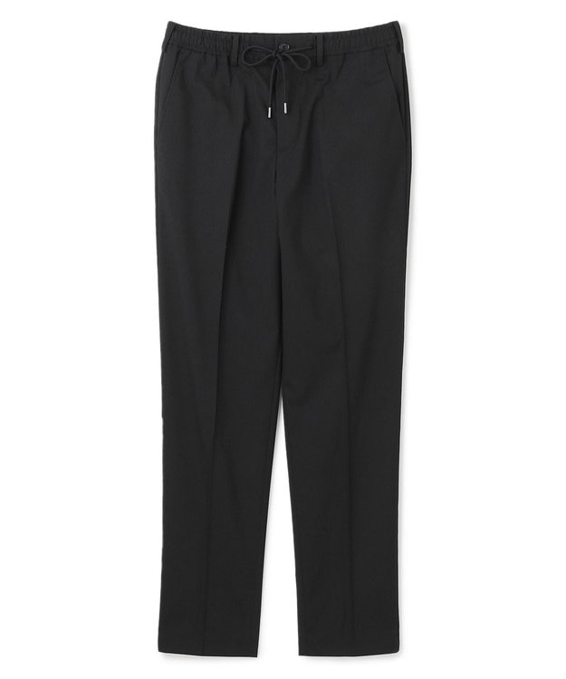 JOSEPH HOMME 【ストレッチ/ウエストゴム仕様】キャリーマンストレッチ ドロスト付ストレートパンツ / HOVE ブラック系