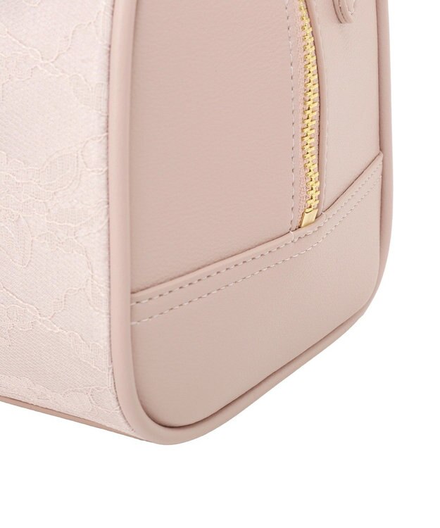 Maison de FLEUR レース2Wayボストンバッグ Pink