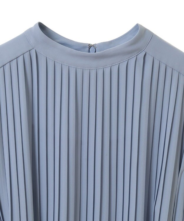 Green Parks ef-de プリーツワンピース Sax