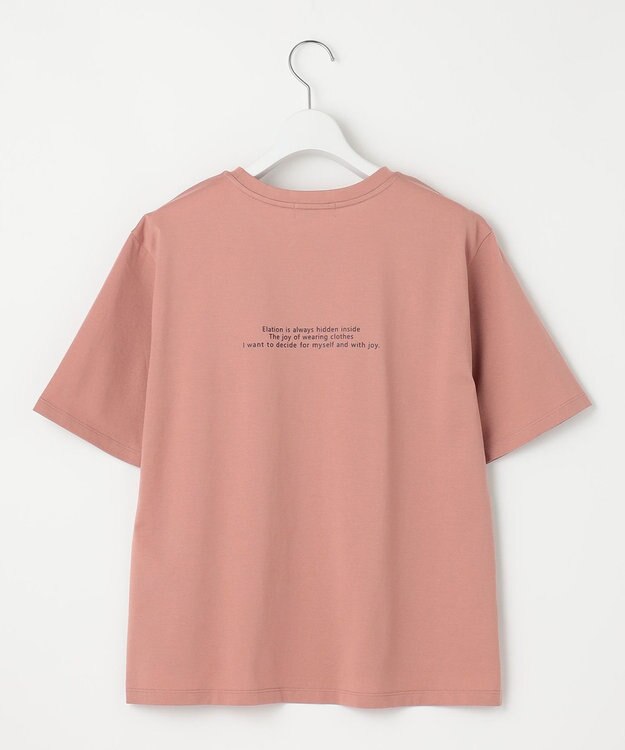 J.PRESS LADIES S ロゴ Tシャツ ローズピンク系