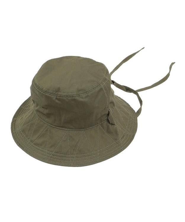 Green Parks ・リボンアドウ゛ェンチャーハット Khaki
