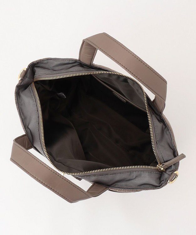 J.PRESS LADIES 【2way】ボンディングキルト バッグ ブラウン系