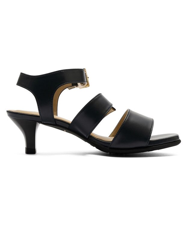 ASICS WALKING ペダラ ヒールサンダル 3E 5.0cmヒール ブルー系