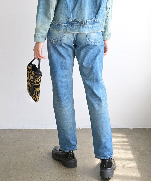 caqu modern tapered 腰回りユッタリ テーパードシルエットデニム 3years