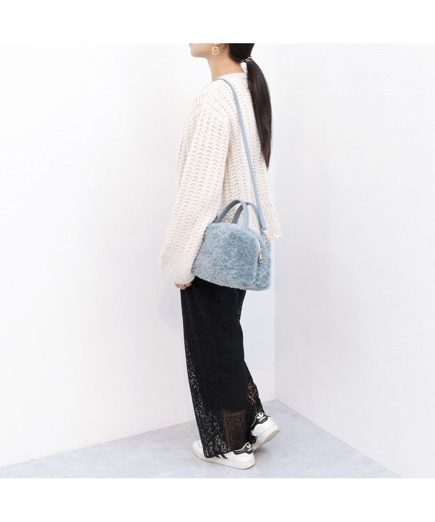 UNBILLION カシュカシュ cachecache / カールエコファー2wayミニトート ブルー