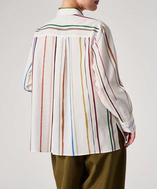 Paul Smith Painted Stripe シャツ エクリュ