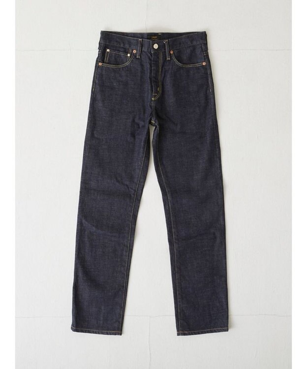 caqu modern straight レギュラーストレートデニムパンツ re.birth
