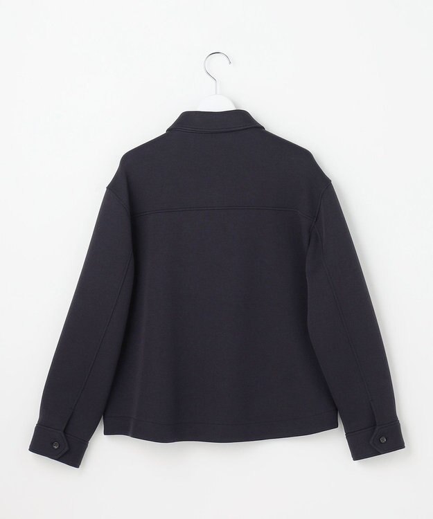 J.PRESS LADIES L 【WEB限定・季節の変わり目に】ダンボールジャージー シャツ ネイビー系