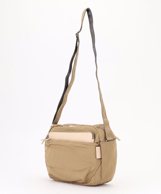 Y'SACCS ポリエステルツイル ショルダーバッグ ベージュ