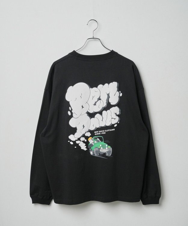 WEGO 別注ベンデイビスバックモチーフロゴLT ブラック