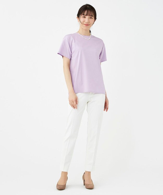 KASHIYAMA 【抗菌消臭】クレンゼ Teeシャツ ラベンダー