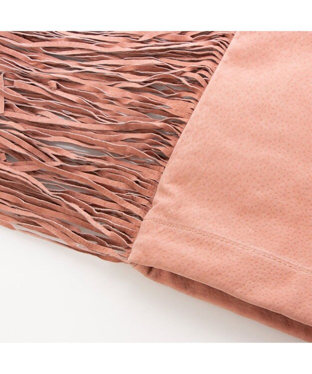 UNBILLION kakatoo ピッグレザーフリンジドロストミニバッグ ピンク