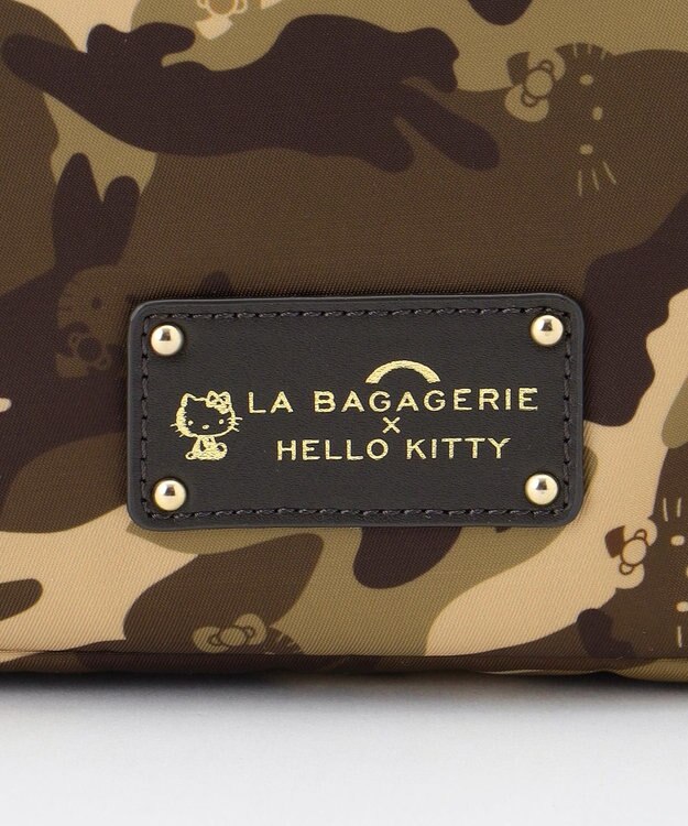 LA BAGAGERIE 【LA BAGAGERIE×HELLO KITTY】リボンチャーム付き　デイリートート　Sサイズ カーキ