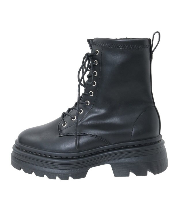 Green Parks ・ｍｉｎｉａ　レースアップショートブーツ Black