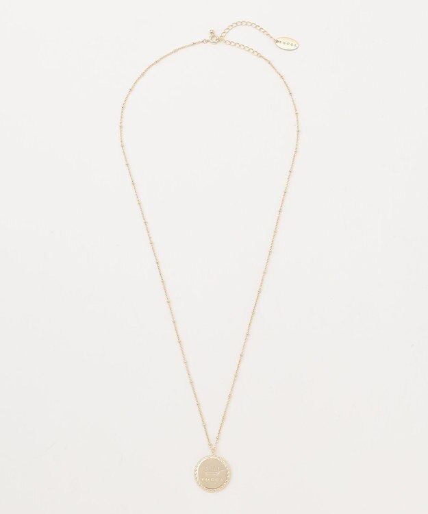 TOCCA LOGO COIN NECKLACE ネックレス ゴールド系