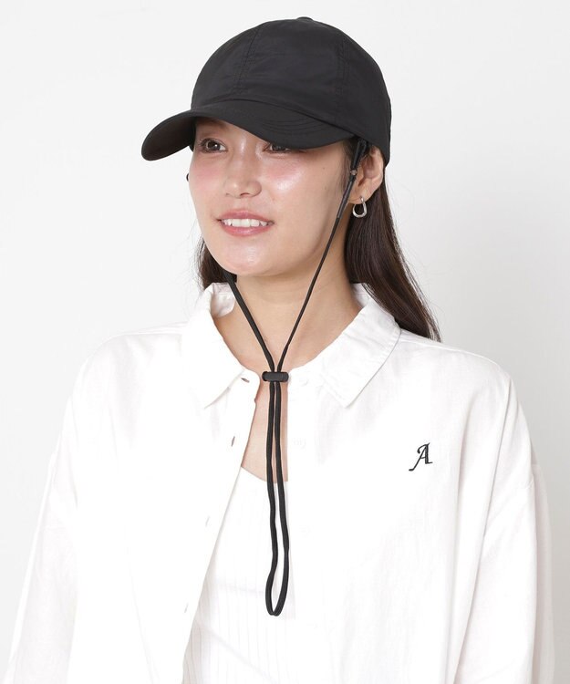 MOONBAT 【遮光100％/UVカット100％】フワクール (Fuwacool)  日差しを完全遮断ガードキャップ　遮光100　UV100 ブラック