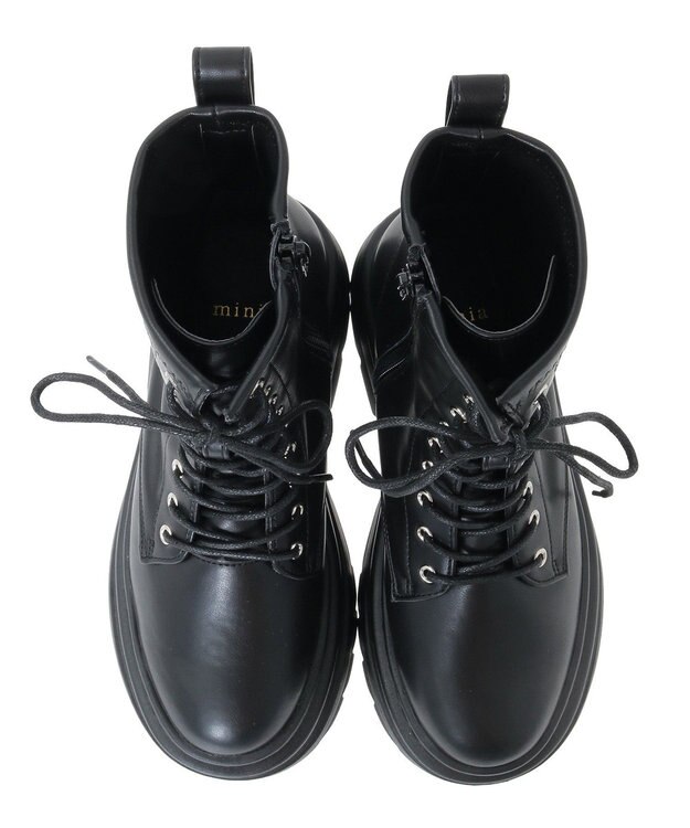 Green Parks ・ｍｉｎｉａ　レースアップショートブーツ Black