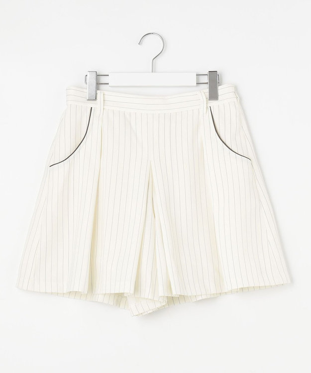 23区GOLF 【WOMEN】トリコットジャージ キュロットスカート ホワイト系2