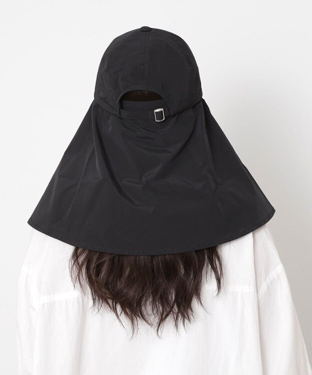 MOONBAT 【遮光100％/UVカット100％】フワクール (Fuwacool)  日差しを完全遮断ガードキャップ　遮光100　UV100 ブラック