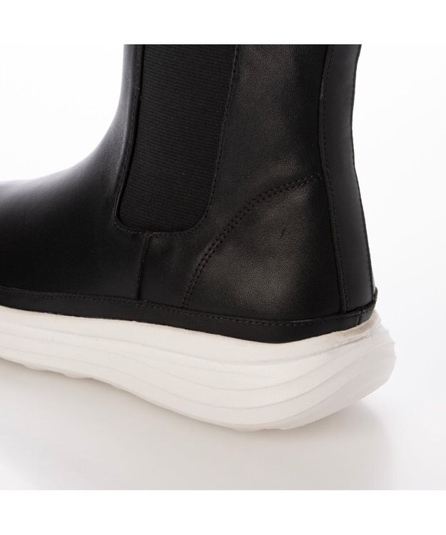 MODE ET JACOMO <D'ICI>サイドゴアショートブーツ ブラック