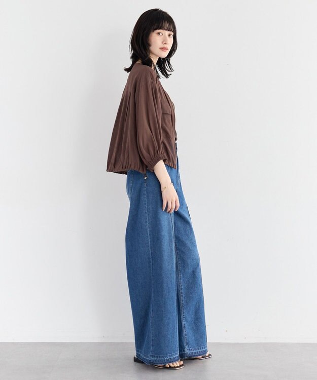 YECCA VECCA ドライタッチシアーブルゾン Brown