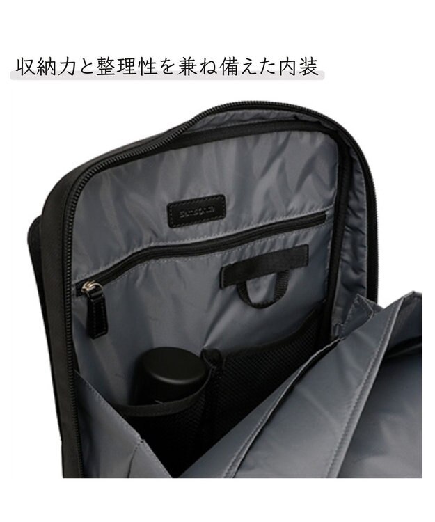 Samsonite サムソナイト バックパックM エキスパンダブル  エピッド 4 ビジネスバッグ   EPID 4 ブラック/オレンジ