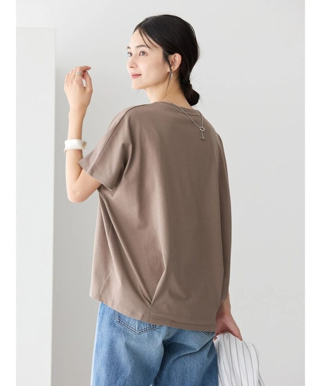 AMERICAN HOLIC 接触冷感裾タックカットプルオーバー Mocha