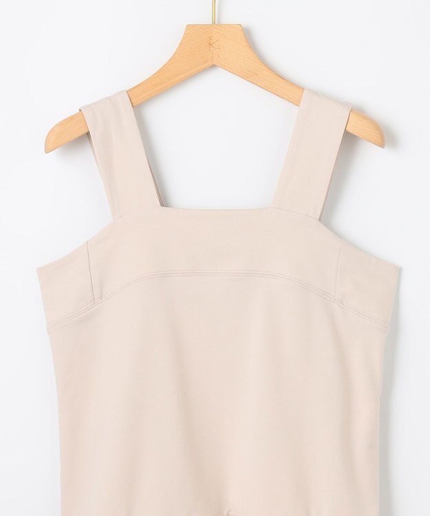 組曲 チュールレイヤードタンク グレージュ系