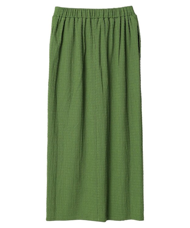 Green Parks ふくれＪＱ　Ｉラインスカート Green