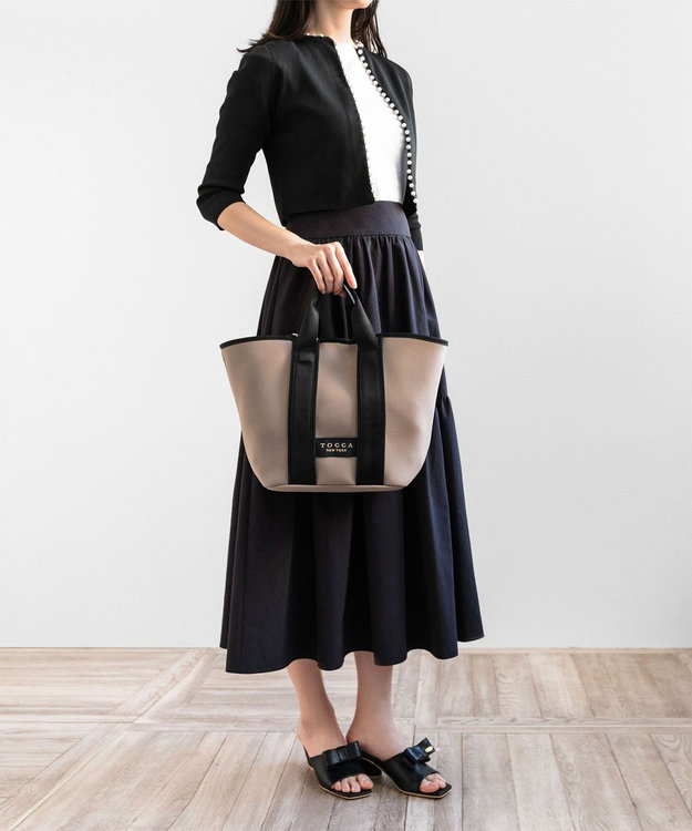 TOCCA 【WEB&一部店舗限定】COSTA BACKET TOTE トートバッグ ベージュ系