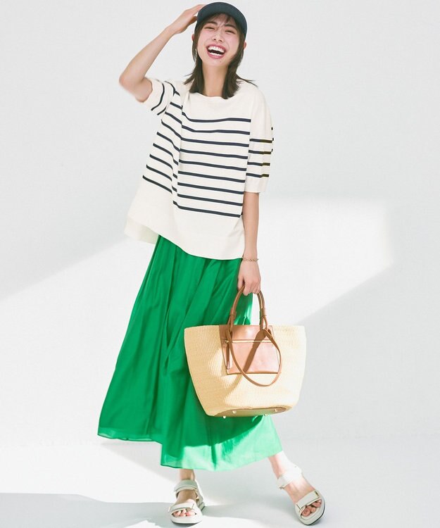 23区 【Oggi3月号掲載】デニム ロゴ キャップ ネイビー系