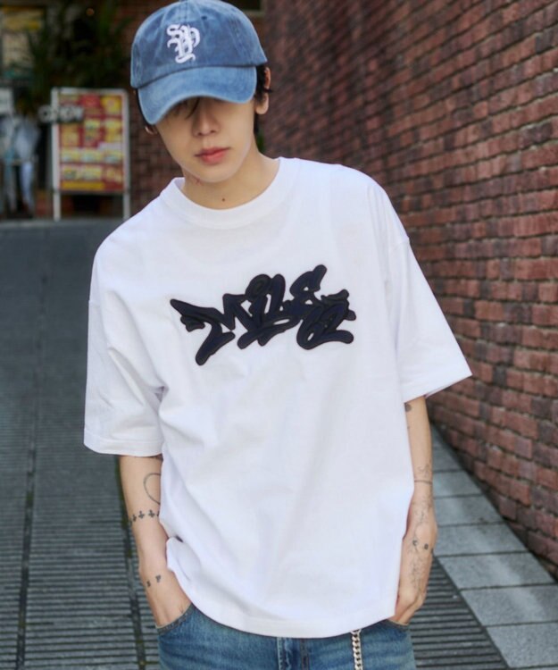 WEGO グラフィックBIG　T（SS） ホワイト