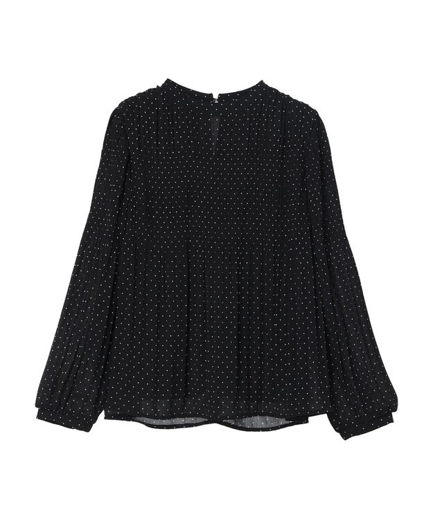 earth music&ecology マジョリカプリーツブラウス Dot