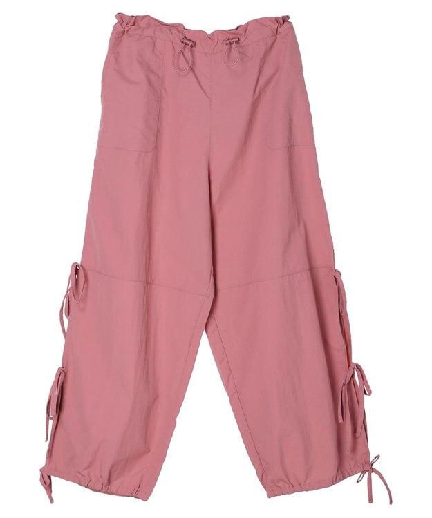 Green Parks ・Ｄｏｕｂｌｅ　Ｆｌａｇｓ　サイドリボンカーゴパンツ Pink