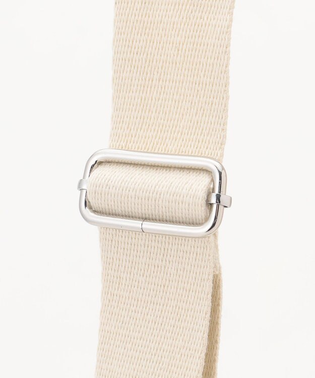 Y'SACCS カウレザー スクエア2wayミニトート アイボリー