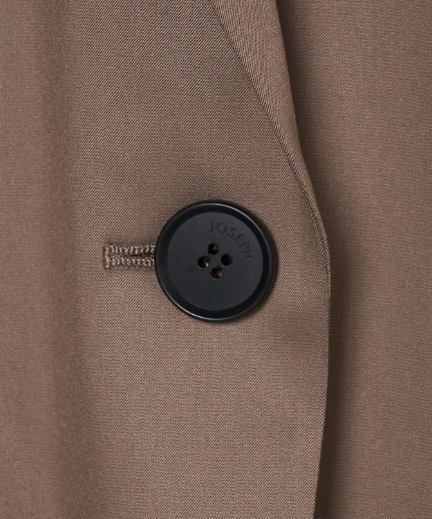 JOSEPH 【WEB&OUTLET限定】ビスバイストレッチ　シングルブレストジャケット Frozen Mocha