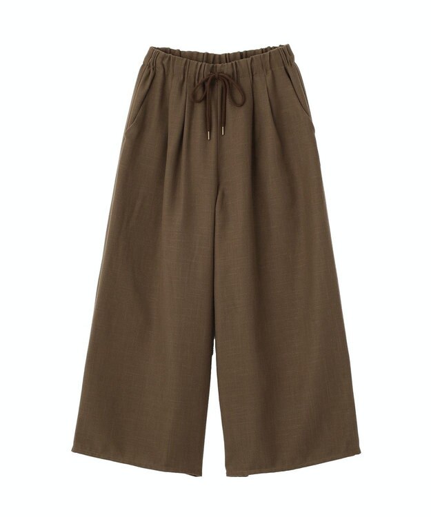 CRAFT STANDARD BOUTIQUE リネンライクワイドイージーパンツ Brown