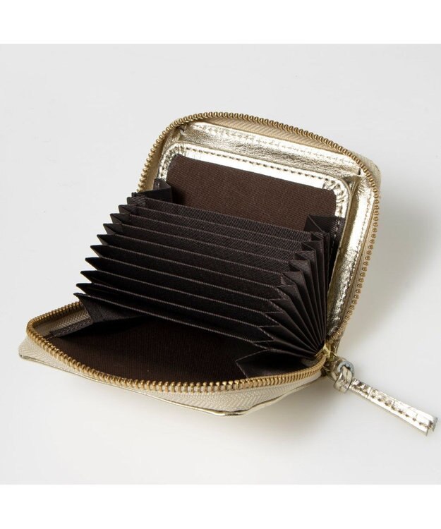 ペルケ perche / メタリッククロコ・ジャバラカードウォレット