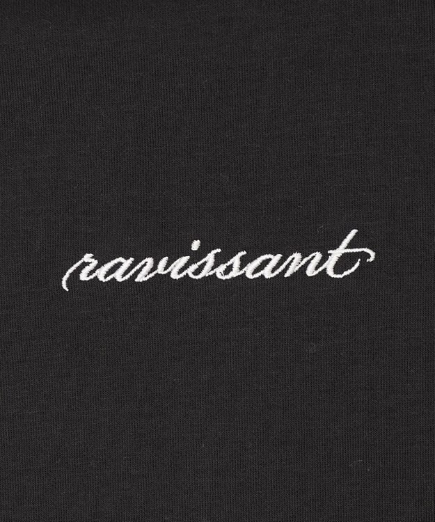 WEGO 【ユニセックス着用/UVカット/軽量/接触冷感//毛玉レス/しわになりにくい/ストレッチ/MLサイズ展開】AIRFUNCTIONシンプルロゴT（しわに ブラック