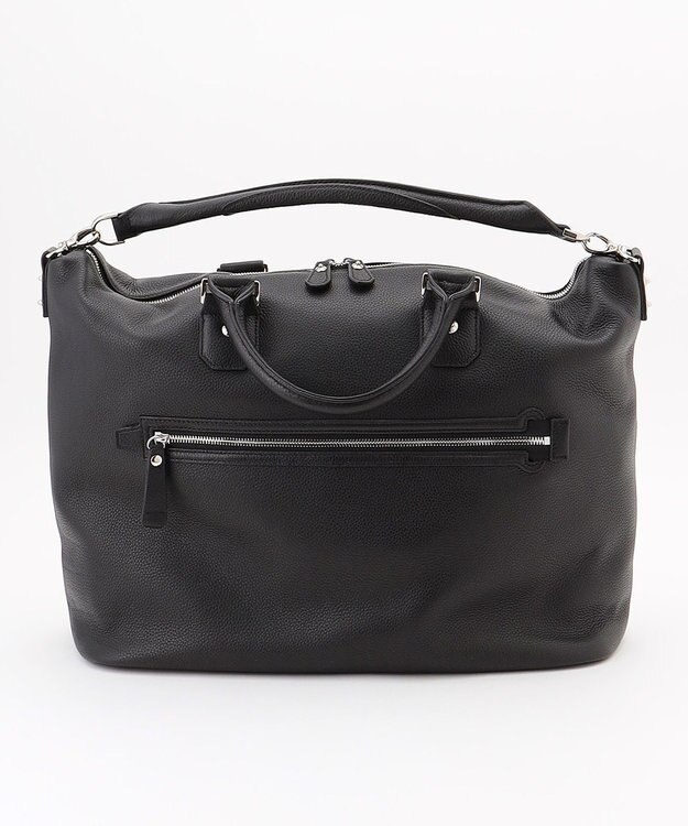 JOSEPH HOMME 【LEON 掲載】オールレザーシュリンク　BOSTON BAG ブラック系