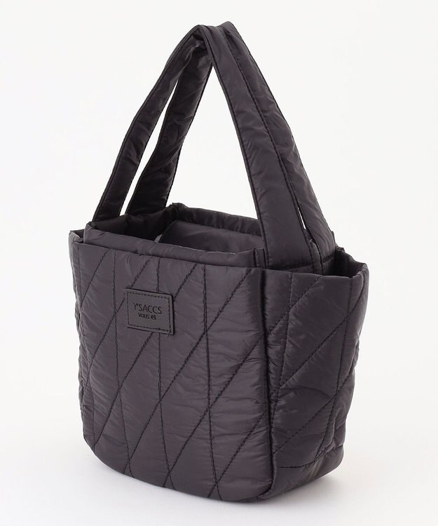 Y'SACCS 【Y’SACCS vous et】キルティングボックストート　Sサイズ ブラック